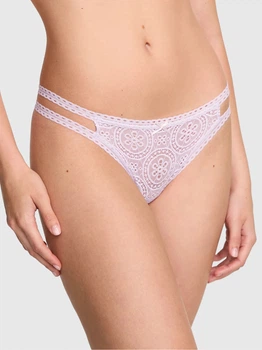 Трусики танга жіночі Victoria's Secret 619062884 2XL Бузкові (1160471768)