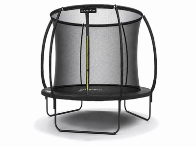 Садовий батут преміум-класу JUST FUN BLACK, 1,8 м - 183 см