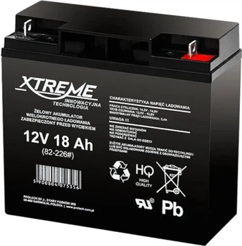 Akumulator Xtreme Gel 12V-18Ah T3 Strong life 5 year (5900804075356)