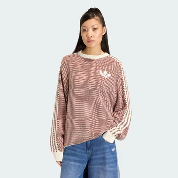 Жіночий светр HOLIDAY PACK KNIT adidas KQ6291 (XL) білий (4068822548182)