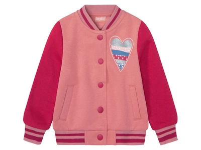 Вітровка бомбер для дівчинки Lupilu LIDL 382080 086-92 см (12-24 months) рожевий