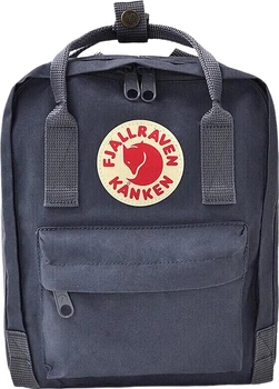Рюкзак женский FJALLRAVEN повседневный вместительный школьный 23561-031 графитово-черный 7л