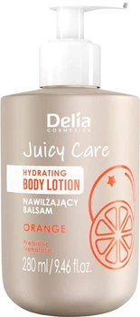 Лосьйон для тіла зволожувальний Delia Cosmetics Juicy Care Апельсин з пребіотиком 280 мл (5906750811574)