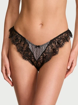 Трусики бразилиана женские Victoria's Secret 937801409 S Черные (1160519122)