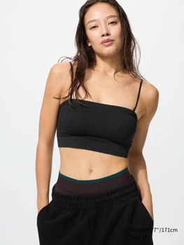 Бюстгальтер без кісточок Uniqlo 301357038 M Чорний (1159861832)