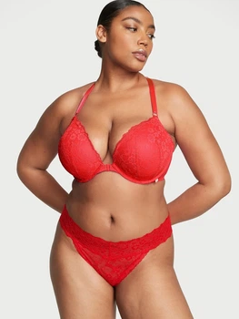 Трусики-танга жіночі Victoria's Secret 631626942 2XL Червоні (1160542459)