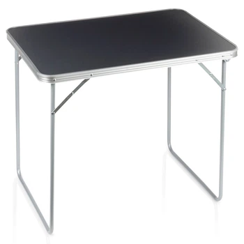 Стіл туристичний Vilde 489410 розкладний 80 x 60 x 70 см Графітовий (5900670121744)