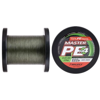 Шнур Select Master PE 1000m (темн.-зел.) #2.5/0.24mm 64lb/29kg