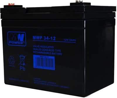 Akumulator MW Power VRLA AGM MWP 34-12 12V 34Ah (5902135121214)