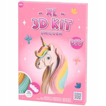 XL 3D Kit Unicorn — большой набор для творчества | Бумажная 3D-модель единорога DIY