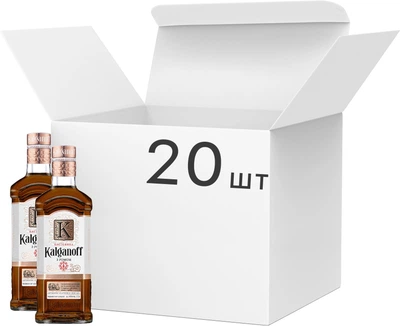 Упаковка настоянки KALGANOFF з ромом 0.5 л 40% х 20 шт (4820210842896)