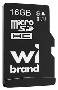 Карта памяти microSDHC, 16Gb, Wibrand, Class10 UHS-I U1, без адаптера (WICDHU1/16GB)