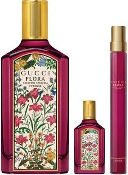 Zestaw damski Gucci Flora Gorgeous Gardenia Woda perfumowana 100 ml + Miniaturka Woda perfumowana 10 ml + Miniaturka Woda perfumowana 5 ml (3616307112383)