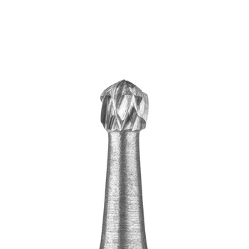 Фреза твердосплавная Nail Drill для педикюра (Шарик), R2-35 (зеленая насечка)