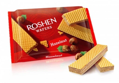 Вафлі Roshen Wafers горіх 72 г