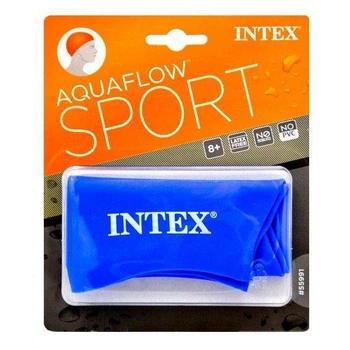 Силиконовая шапочка для плавания от 8 лет Intex