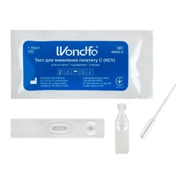 Експрес-тест для діагностики гепатиту C (HCV) Wondfo