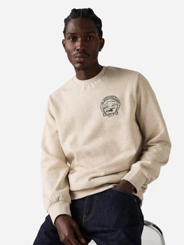 Світшот на флісі чоловічий Levi`s 938085548 2XL Бежевий (1159863210)
