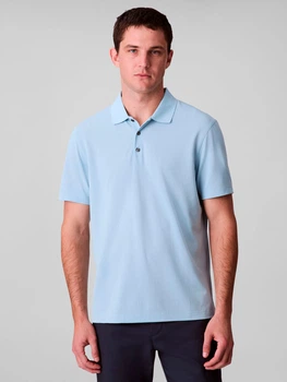 Поло длинное мужское Calvin Klein 326823457 2XL Голубое (1160590294)