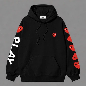 Худи Comme des garcons play 88820 черного цвета, размер S