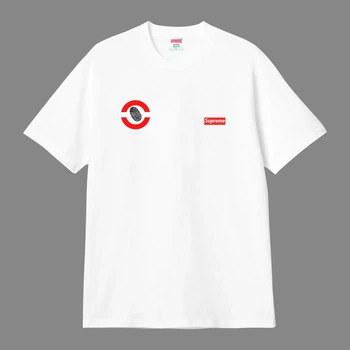 Футболка Supreme 88967 белого цвета, размер M