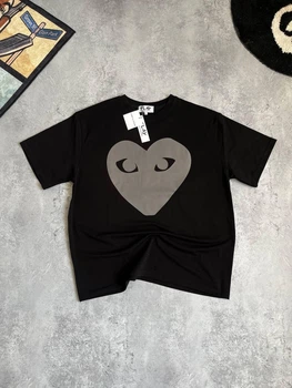 Футболка Comme des garcons play 88821 черного цвета, размер L
