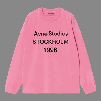 Лонгслив Acne Studios 88850 розового цвета, размер S