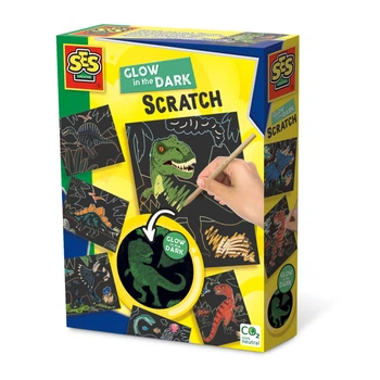 Креативный арт-комплект гравюр «Удивительные динозавры» Scratch Art со скребком