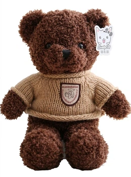 Мягкая игрушка Медвежонок Teddy 40 см коричневый