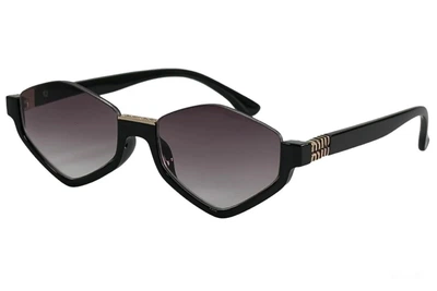 Очки с диоптрией MIU тонированные черные -4.5
