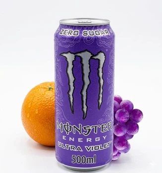 Энергетик Monster Energy Ultra Violet 500 мл - ягодно-виноградный вкус, без сахара (0002816)