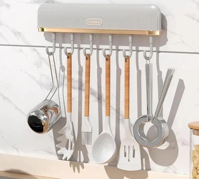 Клейкая вешалка с крючками, держатель посуды с 6 крючками Plastic hook 2053248