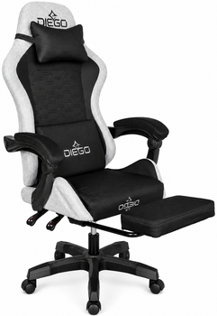 Кресло геймерское DIEGO Fabric X Black