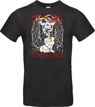 Футболка Чорний з принтом «Albedo - Overlord» XL Чорний (I005802)