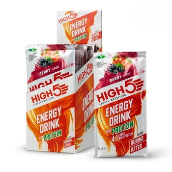 Энергетический напиток с протеином High5 Energy Drink пакетик 47 г. ягоды