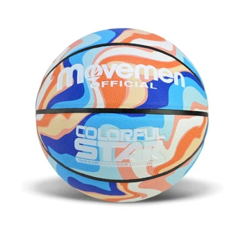 М'яч баскетбольний №7 PU Оранжево-Синій 600 г
