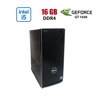 ПК Dell Inspirion 3668 Tower / Intel Core i5-7600 (4 ядра по 3.5 - 4.1 GHz) / 16 GB DDR4 / 256 GB SSD / nVidia GeForce GT 1030, 2 GB GDDR5, 64-bit / Wi-Fi+Bluetooth / DVD / Win 10 Home Lic б/у