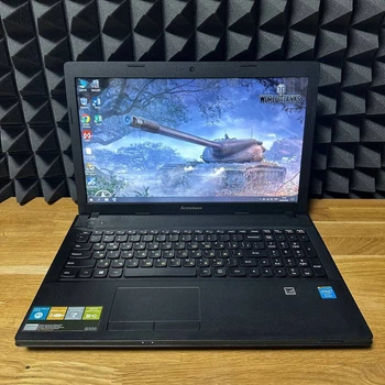 Ноутбук Б-класс Lenovo G500 / 15.6" (1366x768) TN / Intel Celeron 1005M (2 ядра по 1.9 GHz) / 8 GB DDR3 / 128 GB SSD / Intel HD Graphics / WebCam / Win 10 б/у