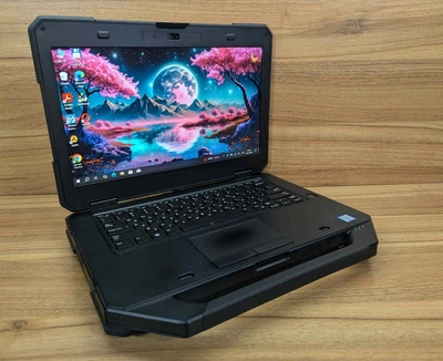 Защищенный ноутбук Dell Latitude 14 Rugged 5414 / 14" (1920x1080) IPS Touch / Intel Core i5-6300U (2 (4) ядра по 2.4 - 3.0 GHz) / 8 GB DDR4 / 240 GB SSD / Intel HD Graphics 520 / HDMI / WebCam / Windows 10 б/у + Подарок Беспроводная мышь / USB