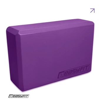 Йога блок (кирпич для йоги) EasyFit фиолетовый