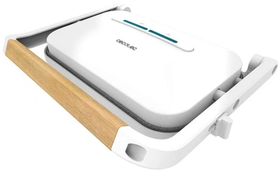 Grill Cecotec Rock'nGrill 1200 Wood Biały