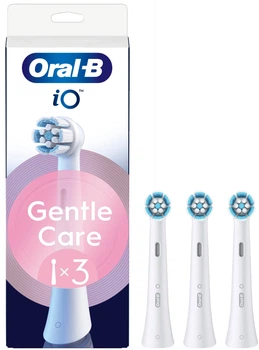 Насадки для зубної щітки Oral-B iO Series Gentle Care White 3 шт