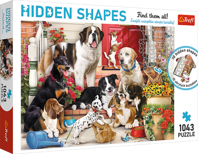 Пазл Trefl Hidden Shapes Собача гра 1043 елемента (5900511106756)