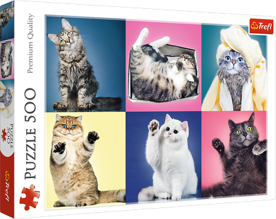 Puzzle Trefl Kociaki 500 elementów (5900511373776)