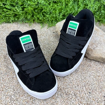 Жіночі кеди замшеві Suede XL Е-002062-4 розмiр 40 (25,5 см) Чорні