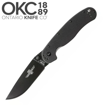 Ніж складаний Ontario RAT I AUS-8 BB Black
