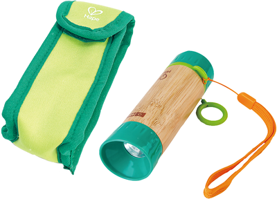 Mechaniczna latarka Hape Nature Fun z pokrowcem (E5579) (6943478027138)