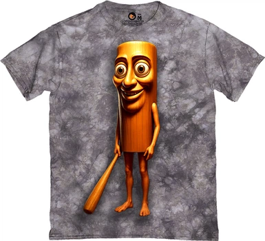 Футболка чоловіча Clothingmonster Tung-Tung-Tung-Sahur - Тунг-Тунг-Тунг-Сахур сіра розмір XL (TKR-UFWZYOM-XL)