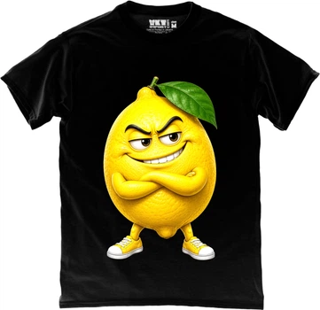 Футболка чоловіча TKT Import Містер Лимон чорна розмір XXL (TKR-TMAX7ME-XXL)