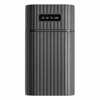 Корпус Повербанка Power Bank на 2 АКБ 18650 - 21700 с защитой, фонарик